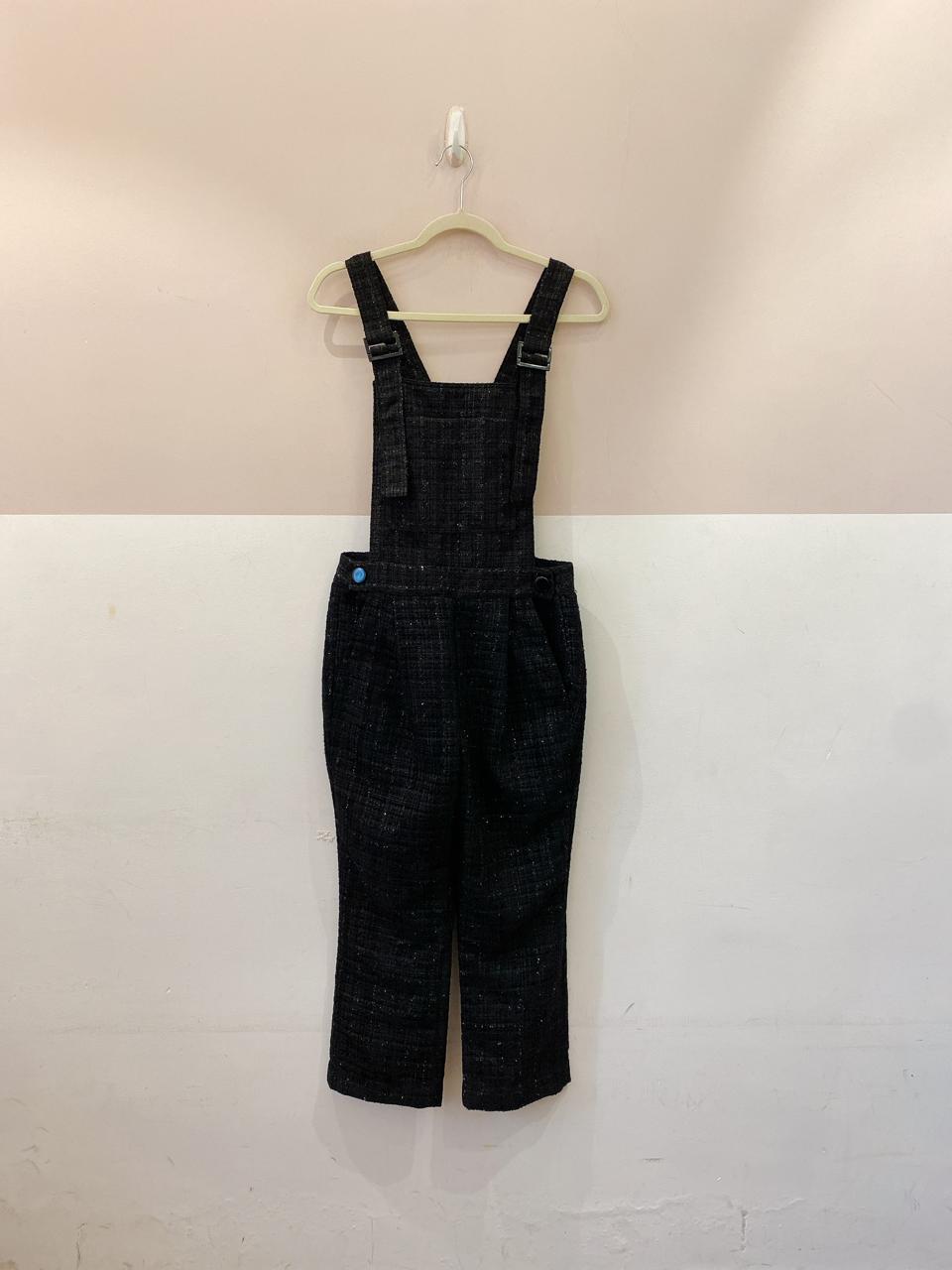 Jardineira tweed preta Animale M