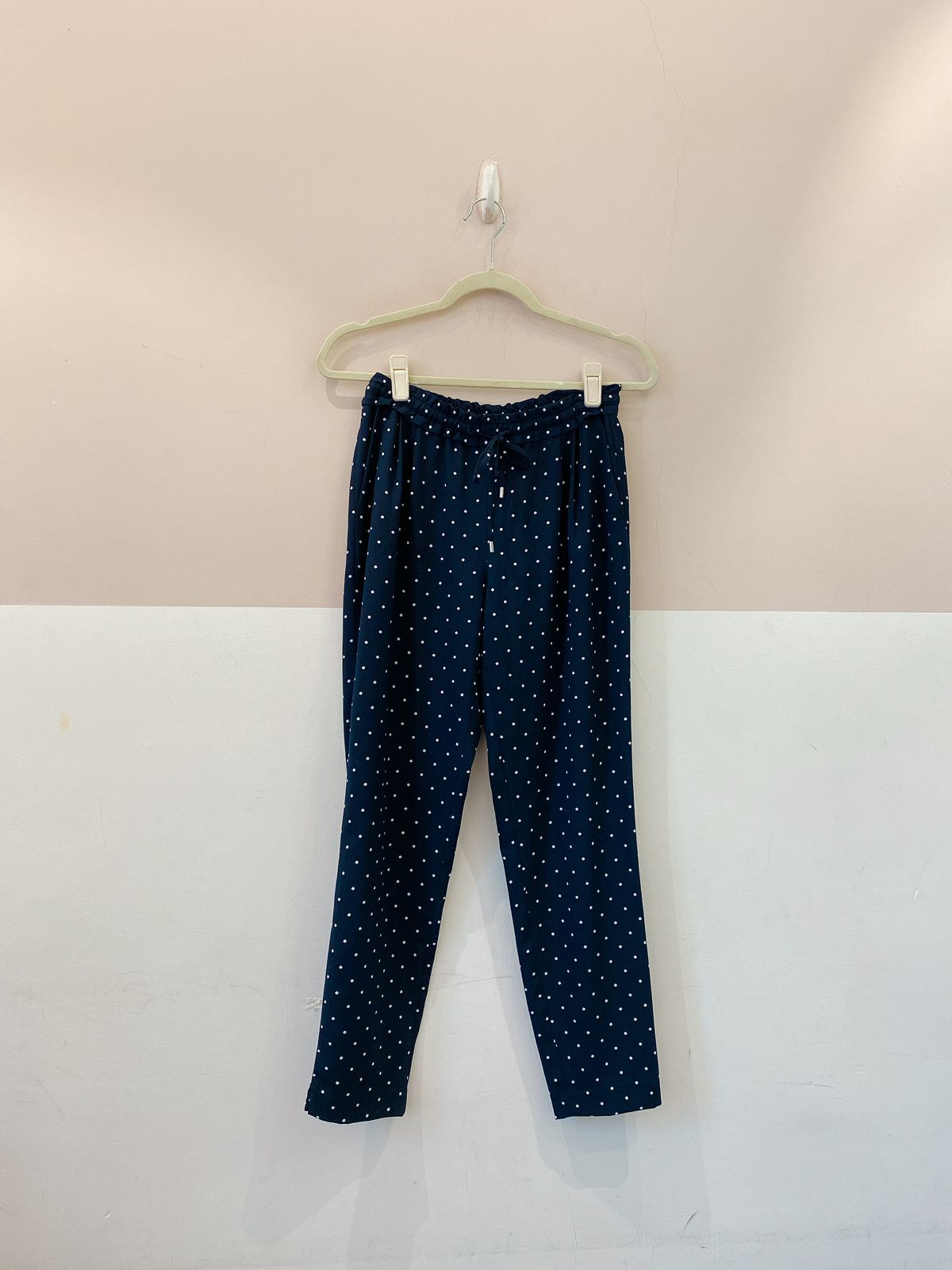 Calça marinho poás Zara 38