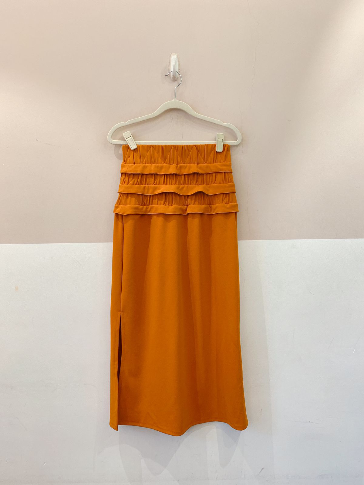 Saia midi cós largo telha Undertop 36