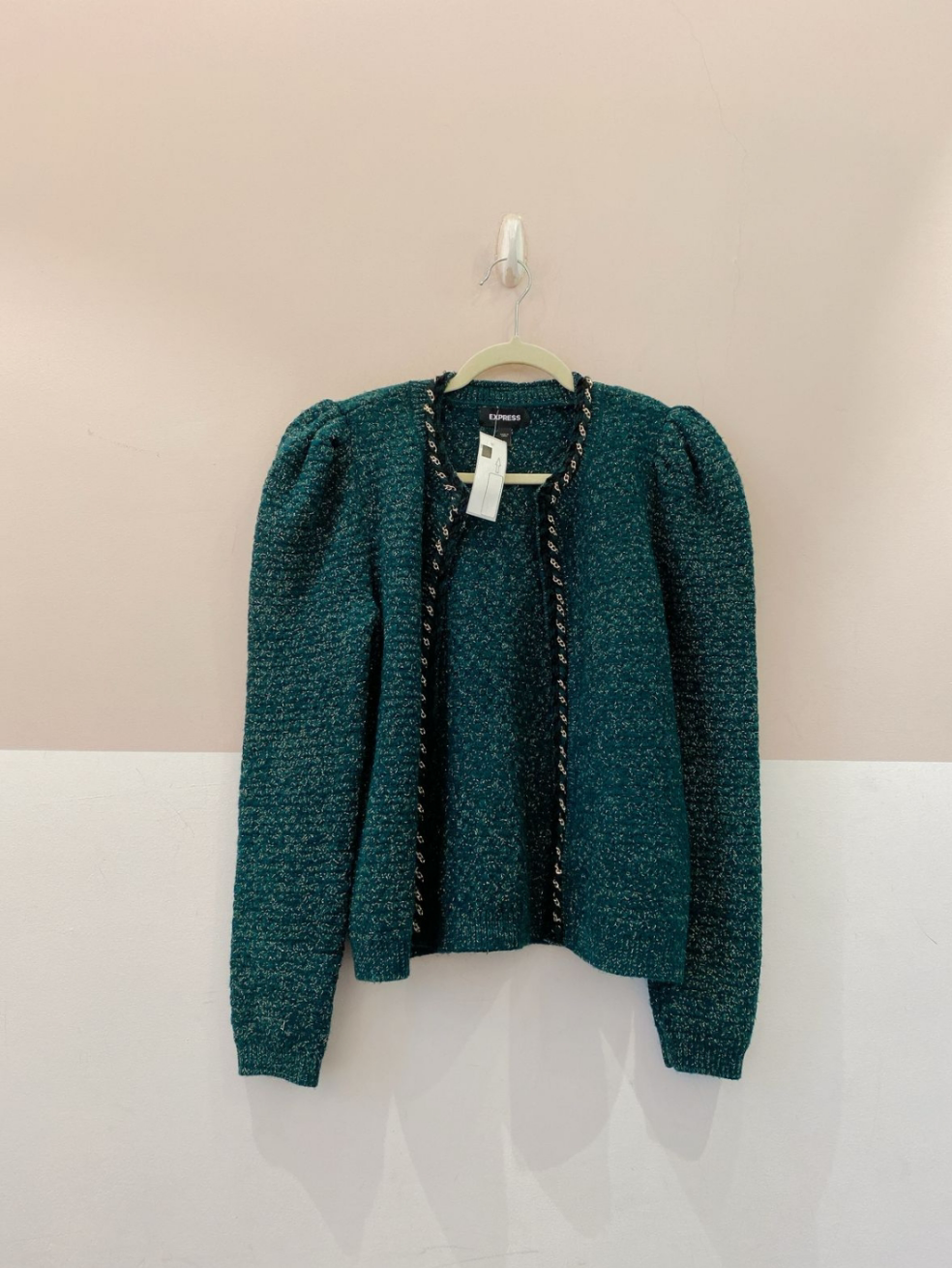 Casaco tweed verde Express M