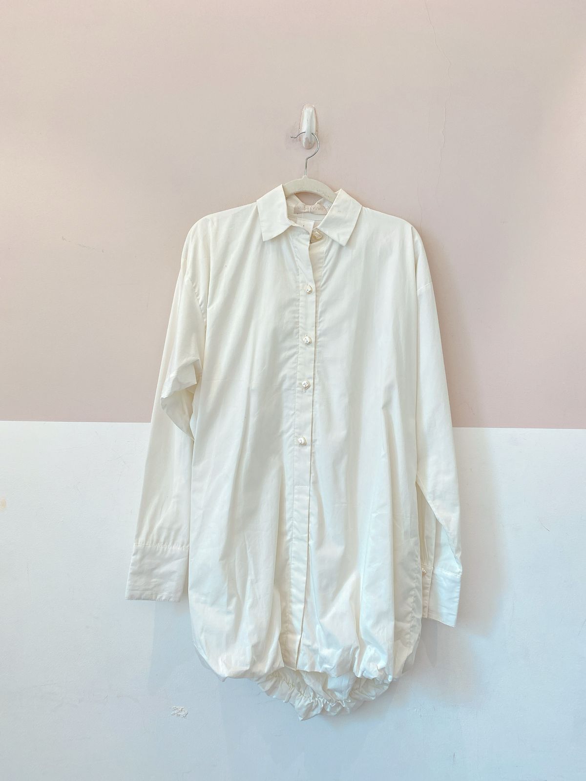 Chemise curta off white Valônia Veras P