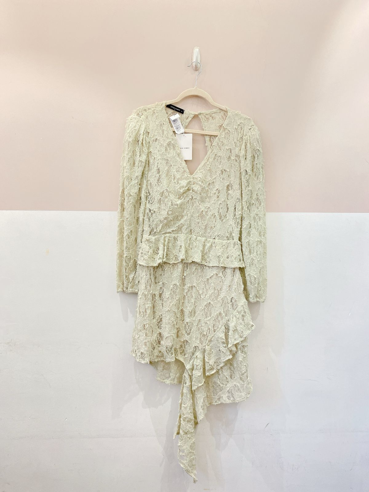 Vestid renda esverdeado Lilly Sarti 40