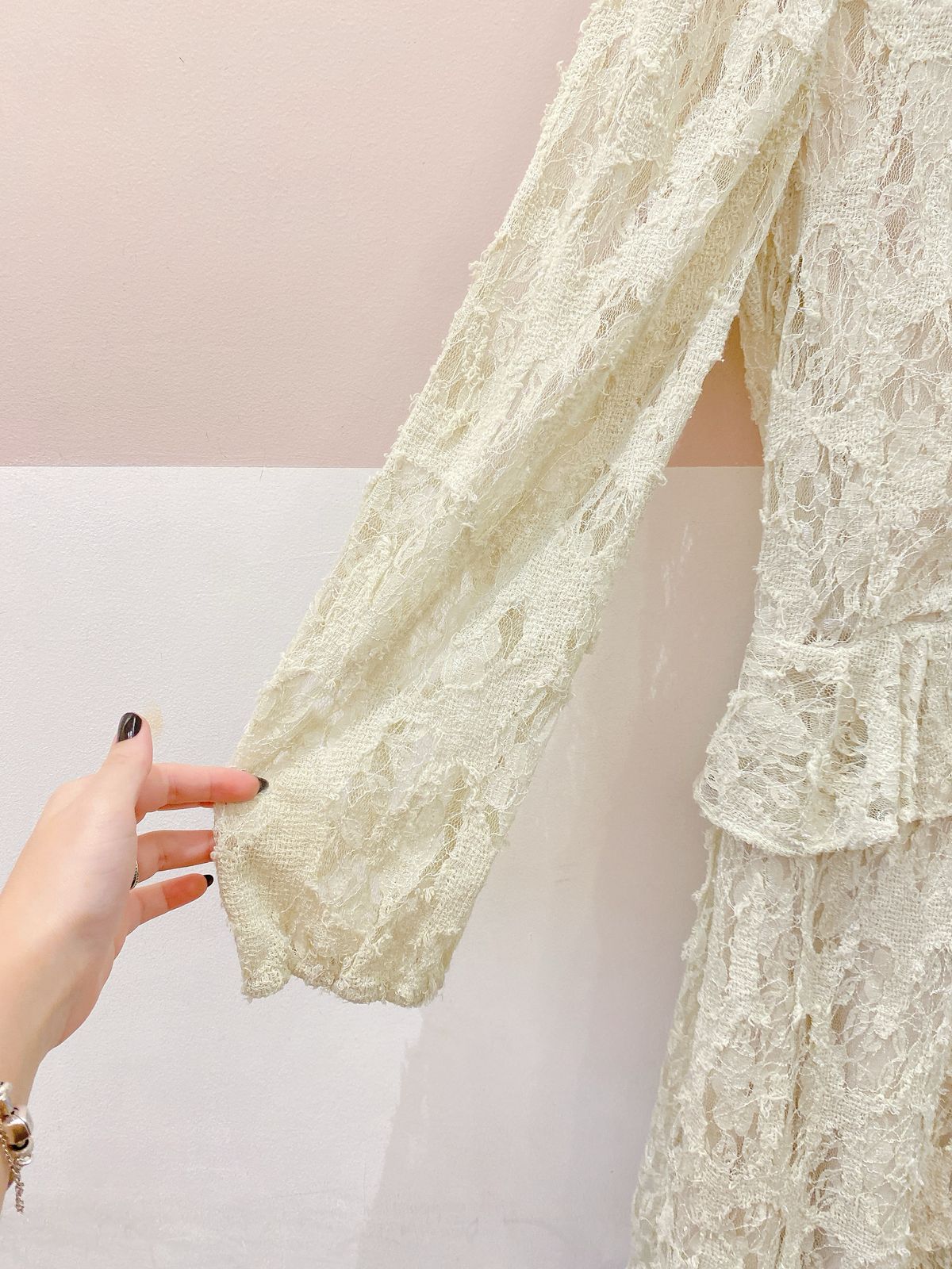 Vestid renda esverdeado Lilly Sarti 40