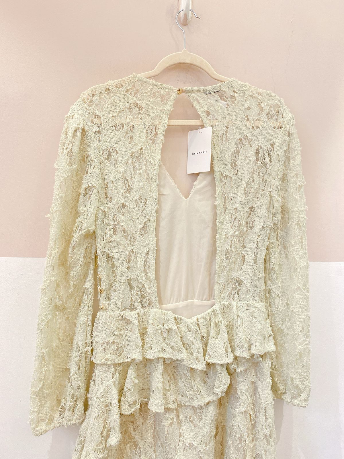 Vestid renda esverdeado Lilly Sarti 40