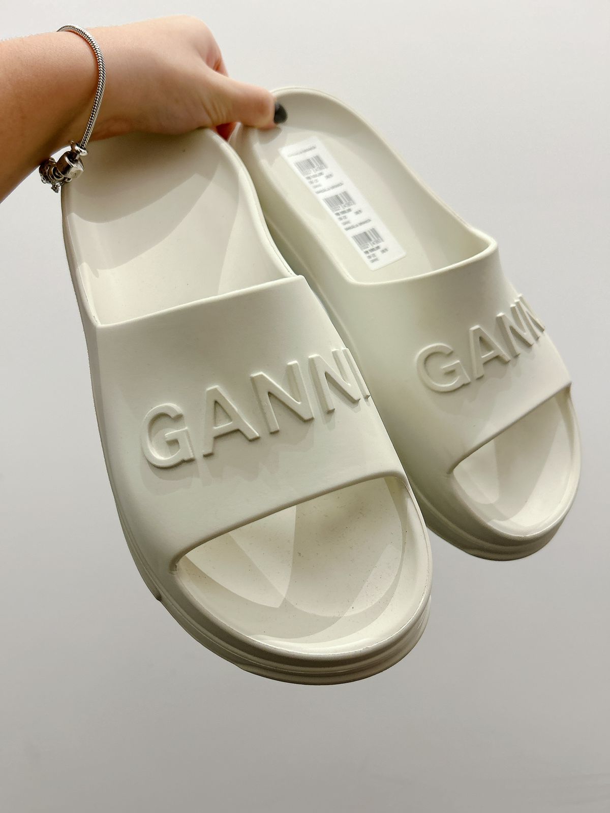 Sandália branca Ganni 38/39