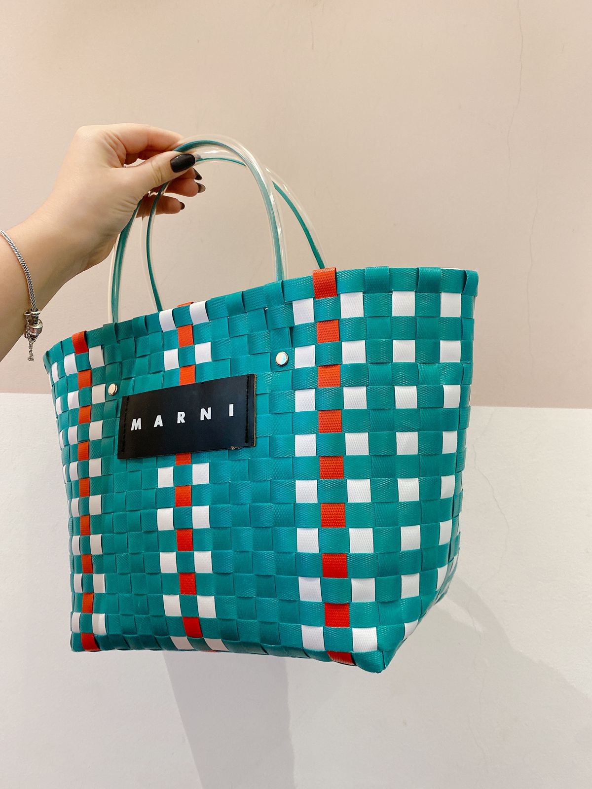 Bolsa feira verde Marni
