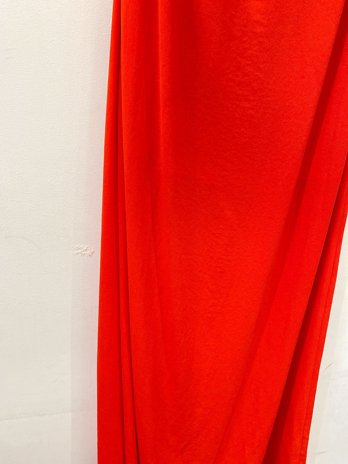 Vestido Narcisa longo vermelho seda Heckel Verri 40