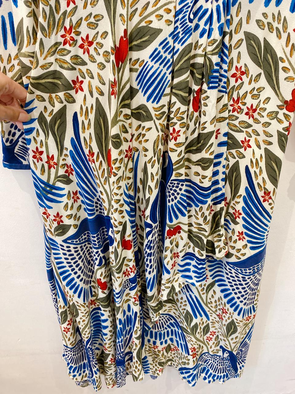 Vestido midi estampa floral Farm Rio P