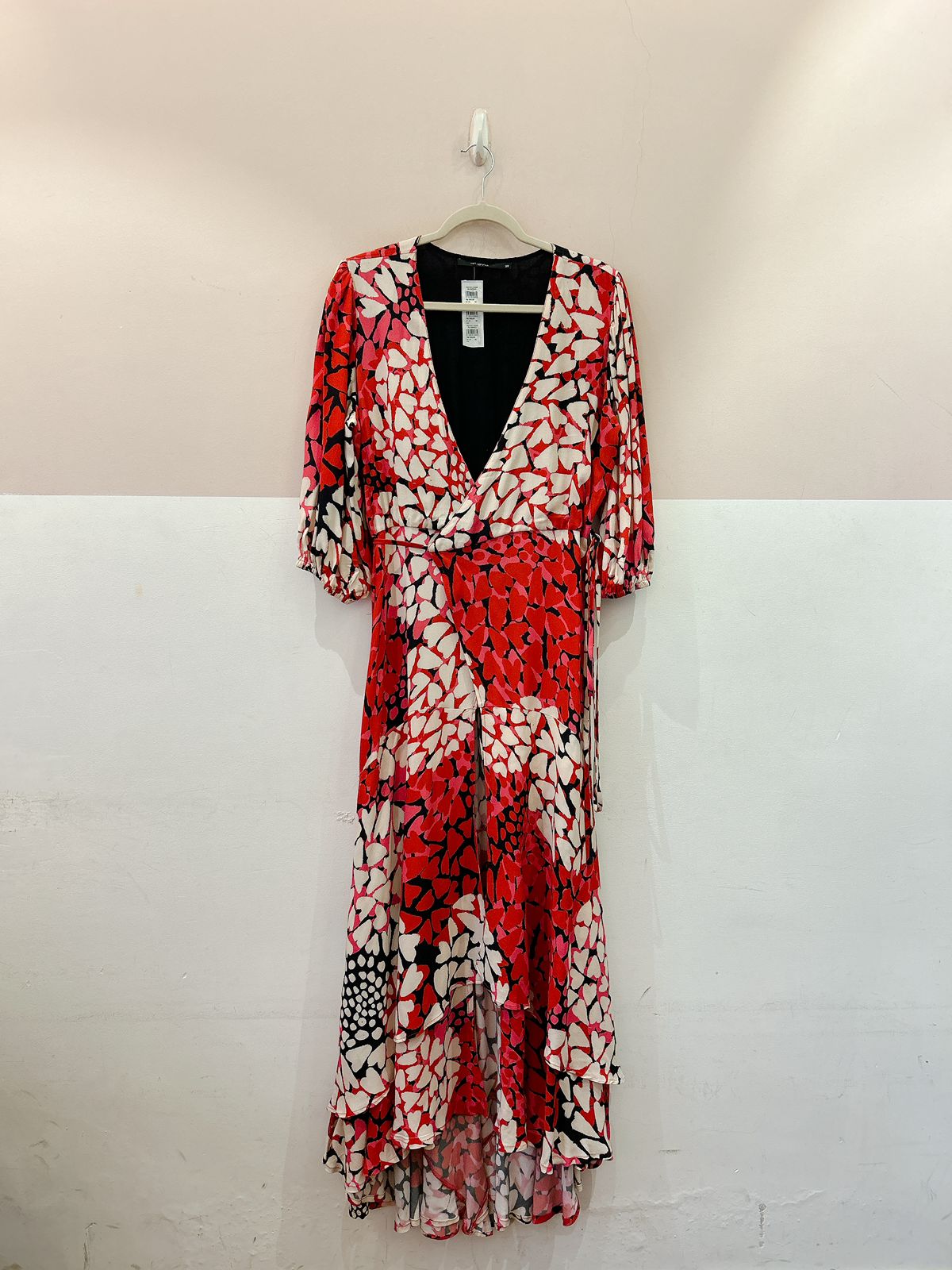 Vestido longo estampado EVA 38