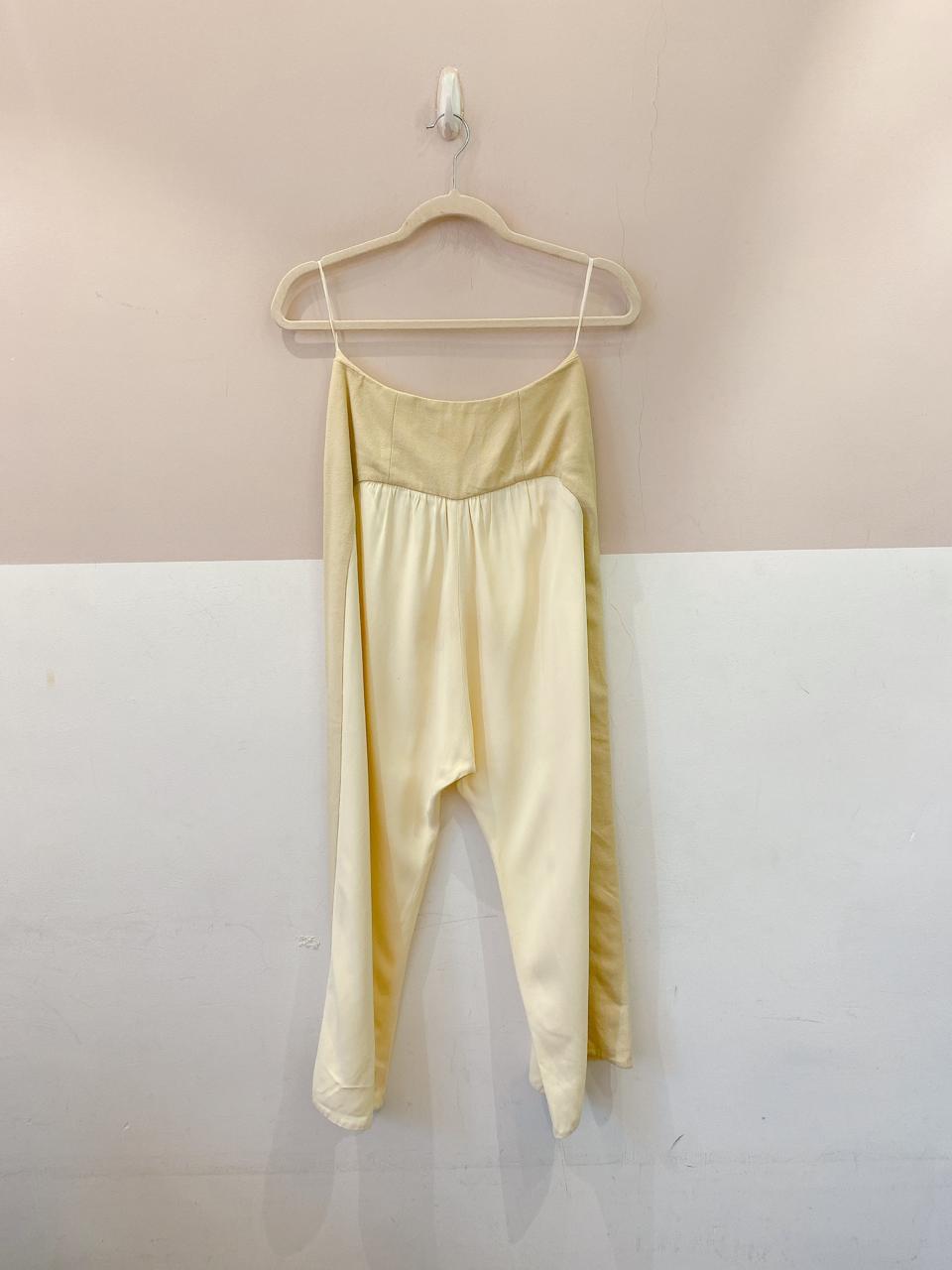 Calça amarelinha cós Cris Barros 36