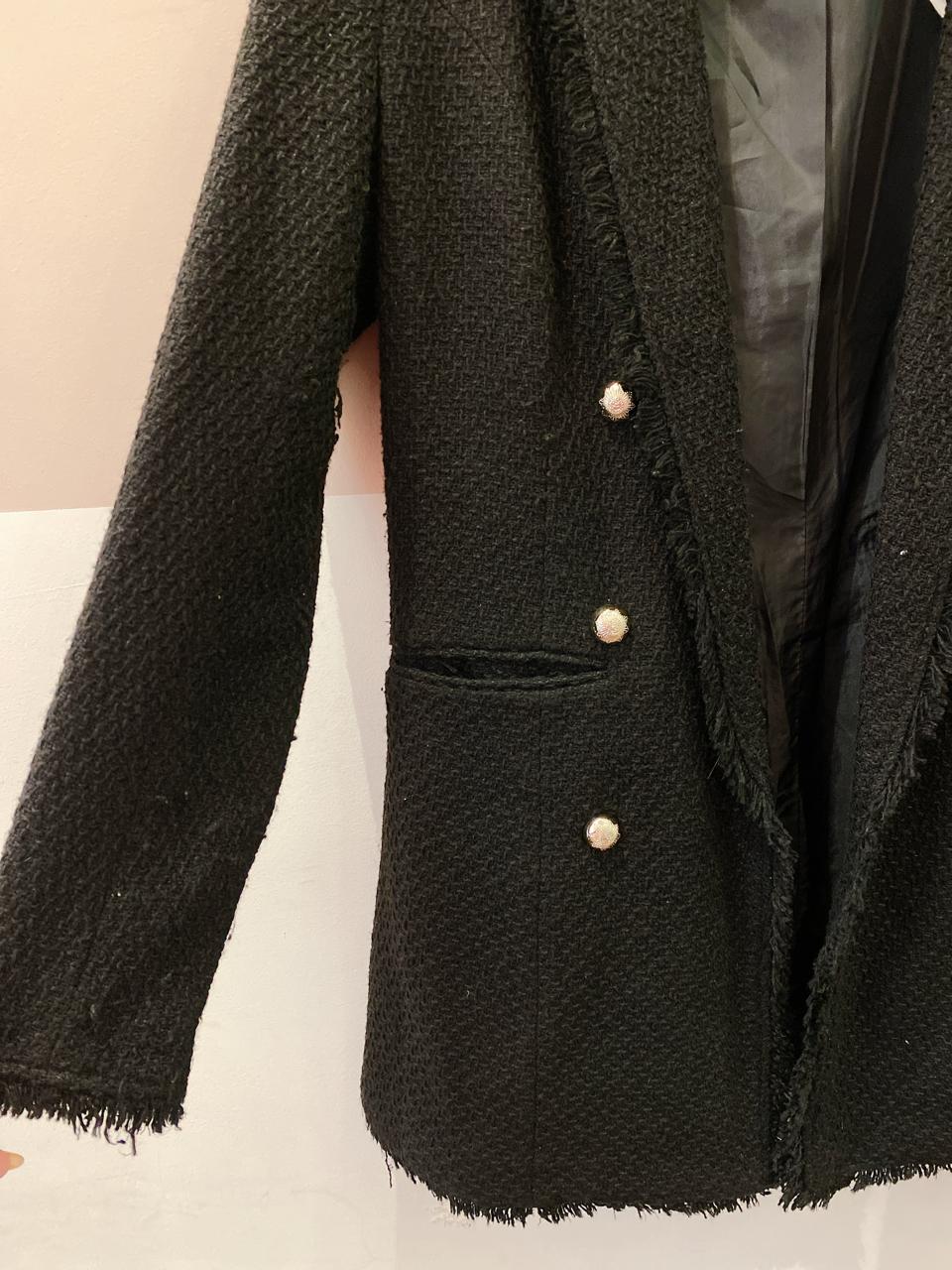 Blazer tweed preto Renner M
