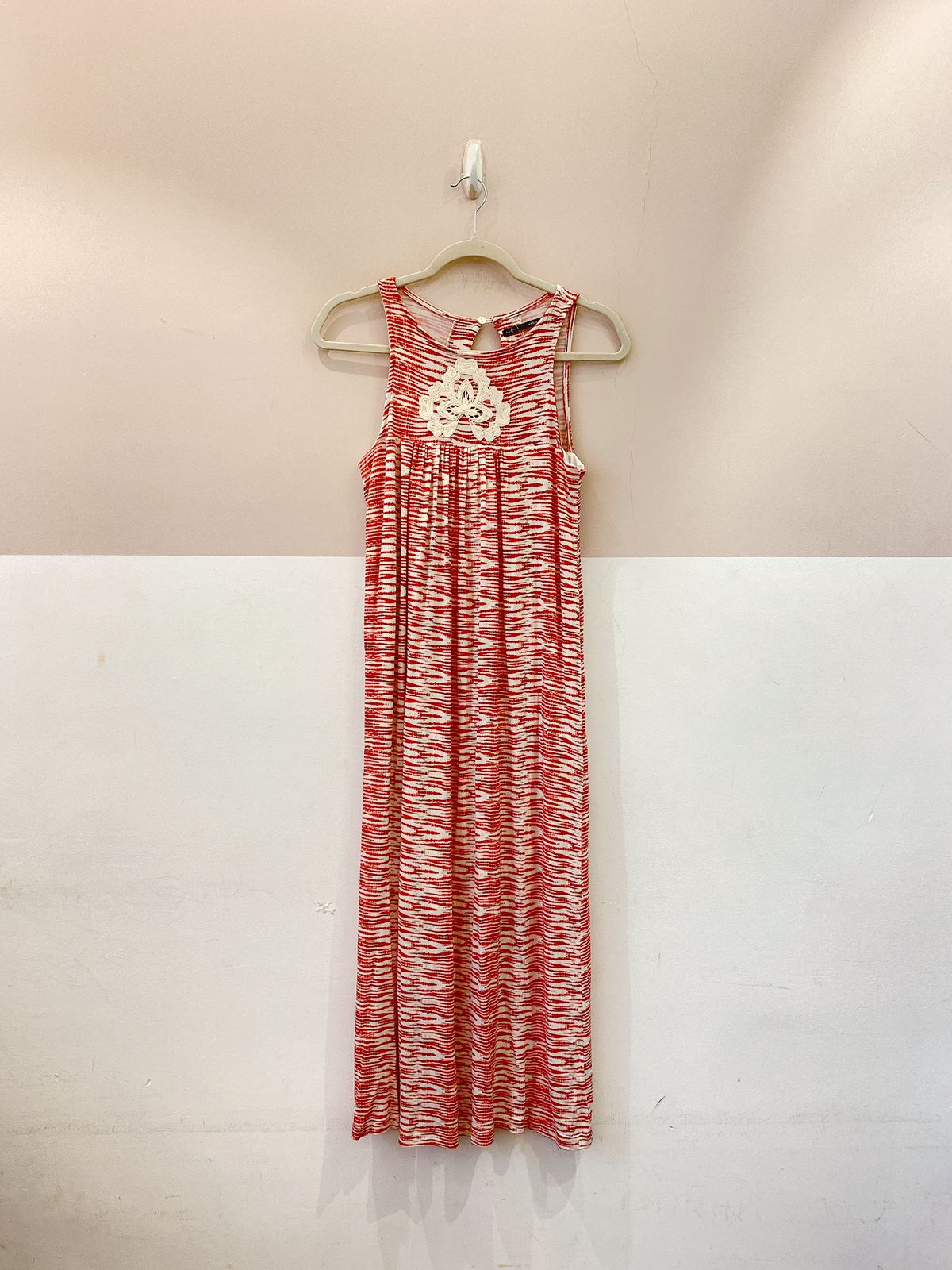Vestido longo malha estampado Maria Filó P