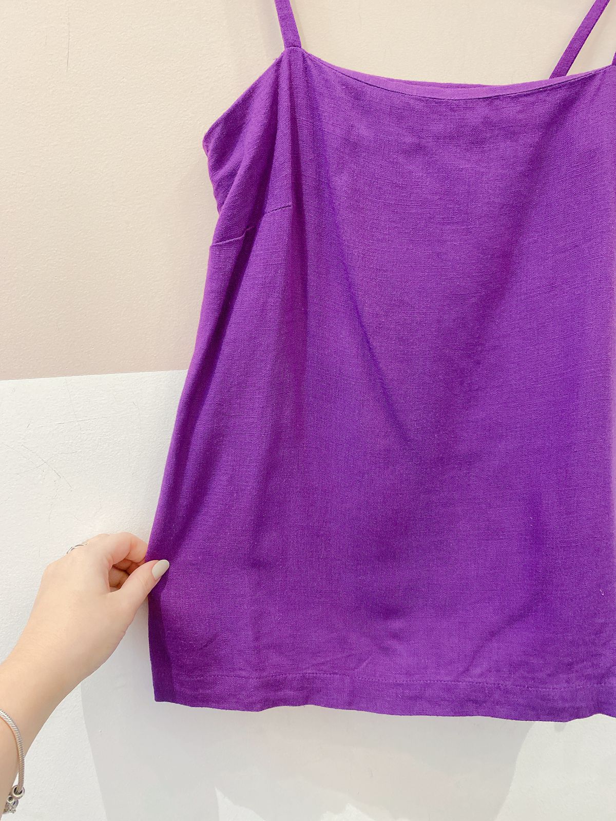 Blusa viscolinho roxa Pura PP