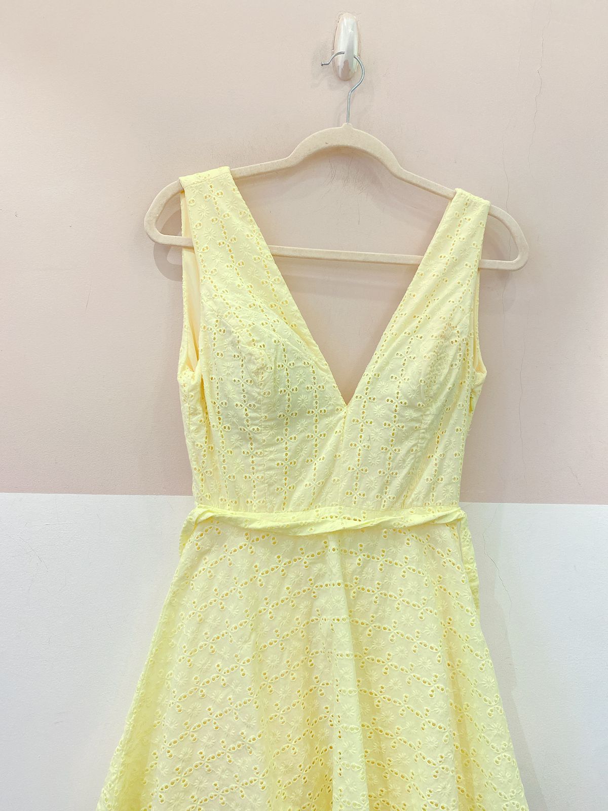 Vestido longo laise amarelo Majeste PP