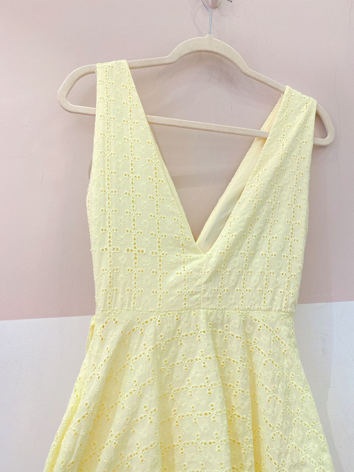 Vestido longo laise amarelo Majeste PP