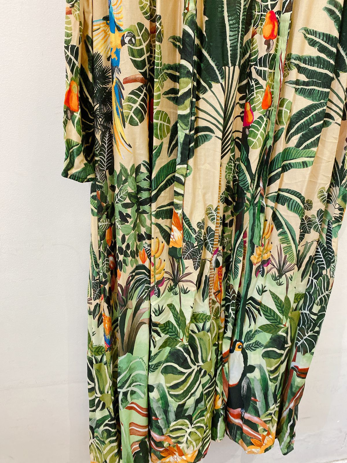 Vestido amplo estampado Farm GG