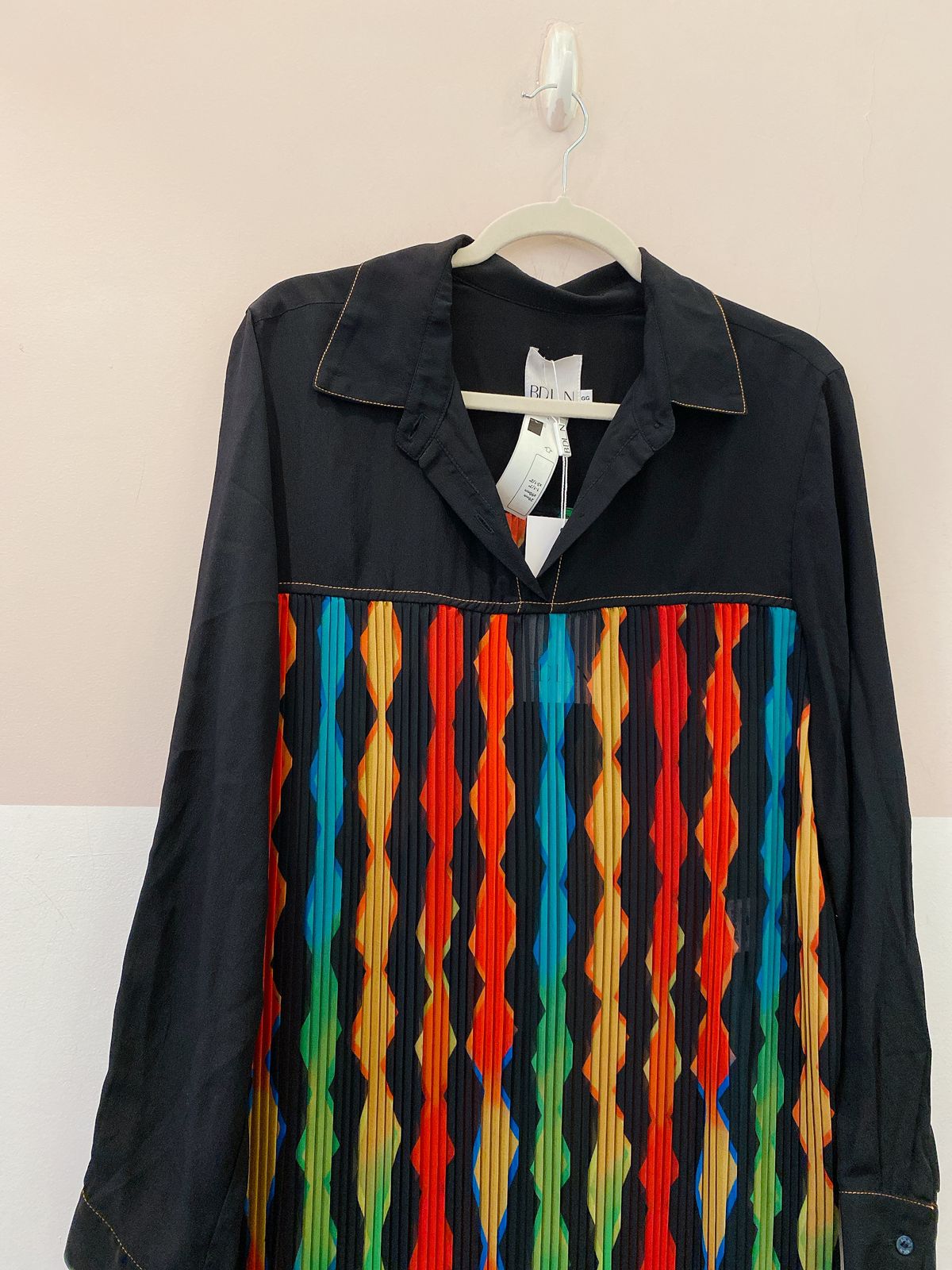 Vestido midi cena zig zag BDLN GG