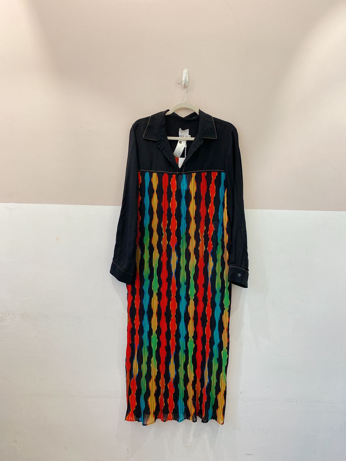 Vestido midi cena zig zag BDLN GG