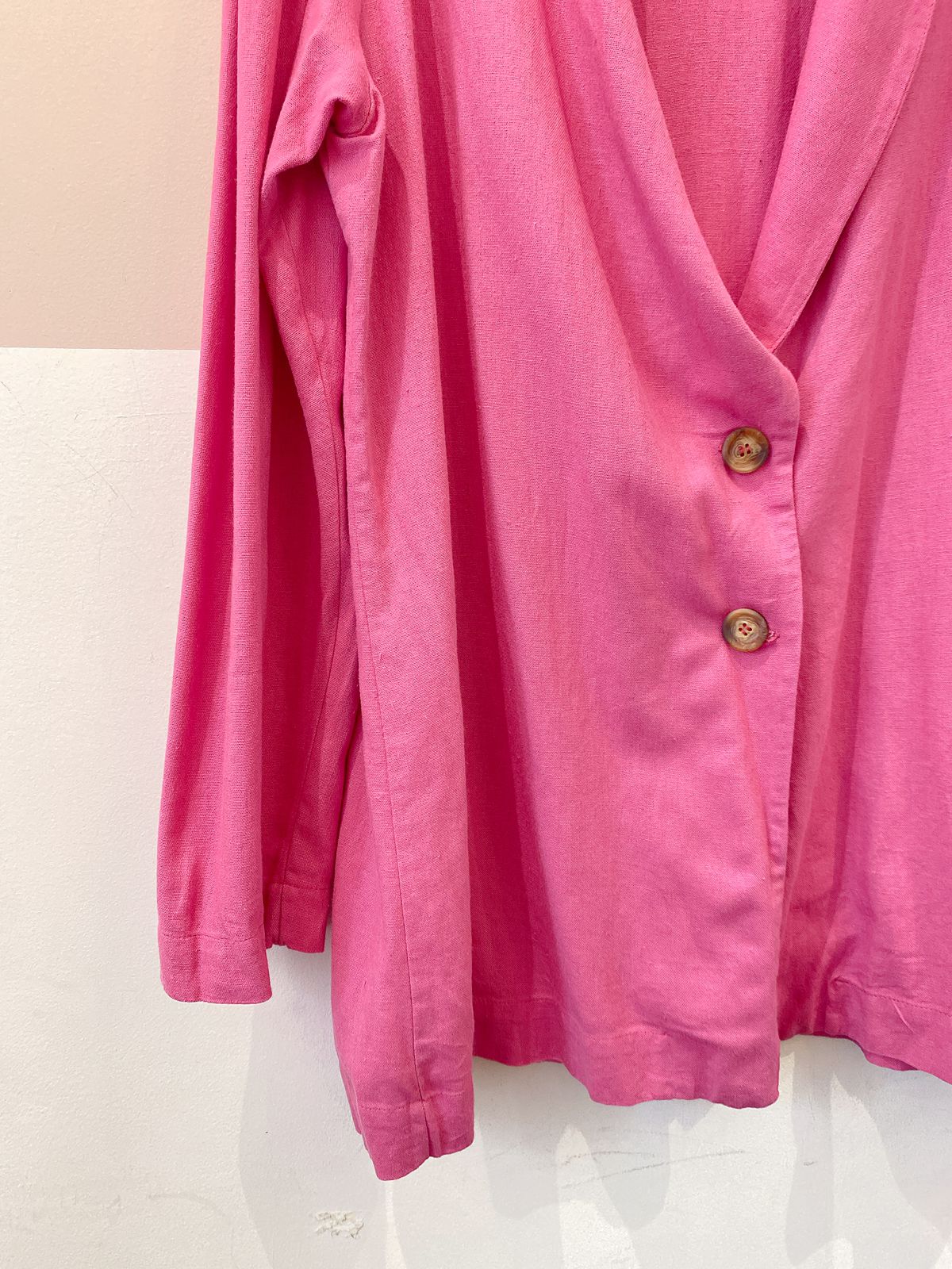 Blazer viscolinho rosa Farm G