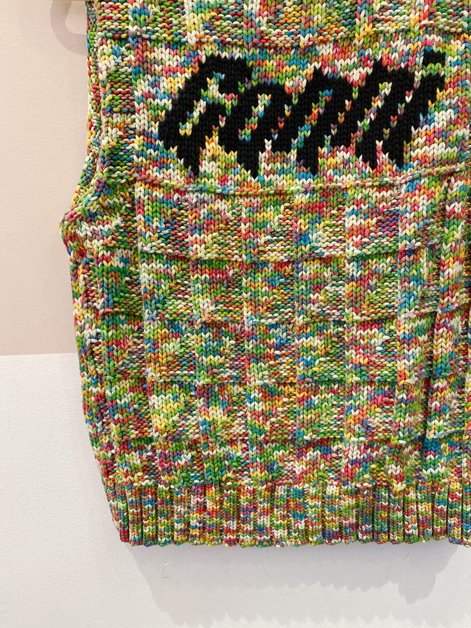 Colete tricot colorido Ganni 38