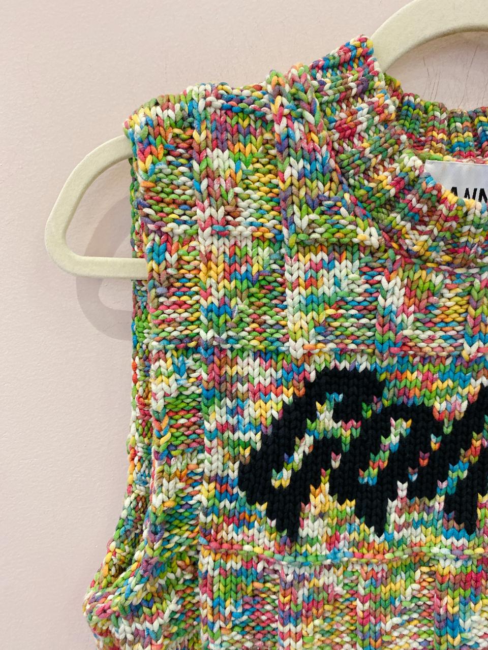 Colete tricot colorido Ganni 38