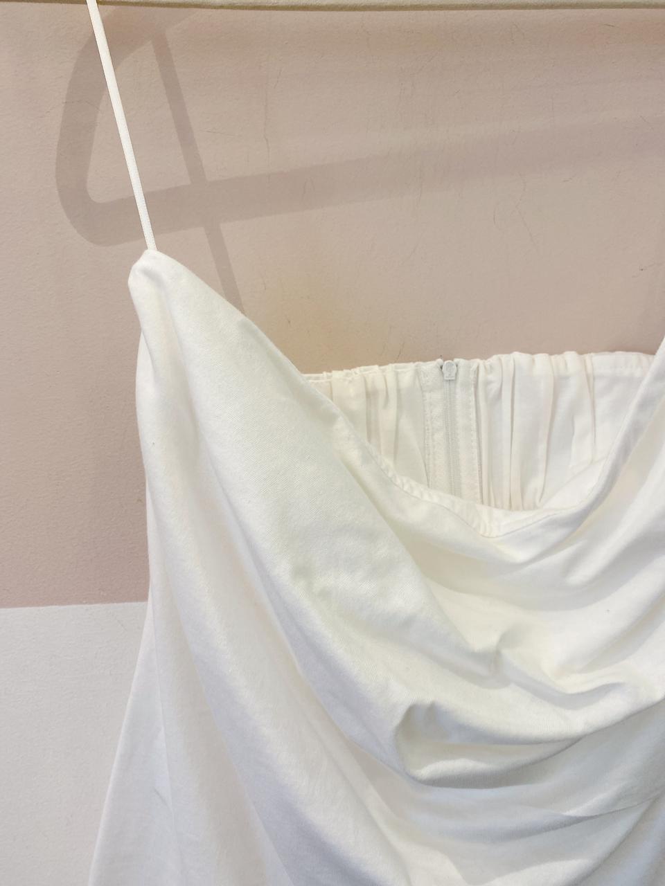 Blusa tomara que caia branca French GG