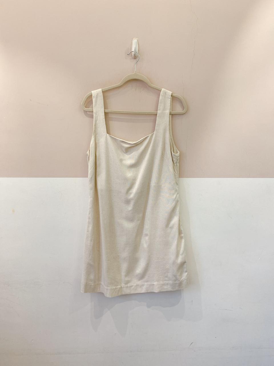 Vestido curto bege Benit 42