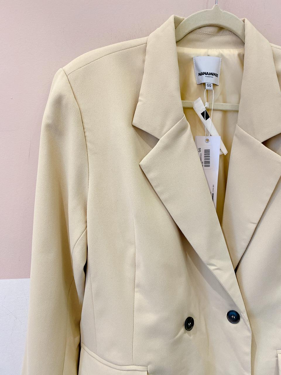 Blazer amarelo botões Nanaminze GG