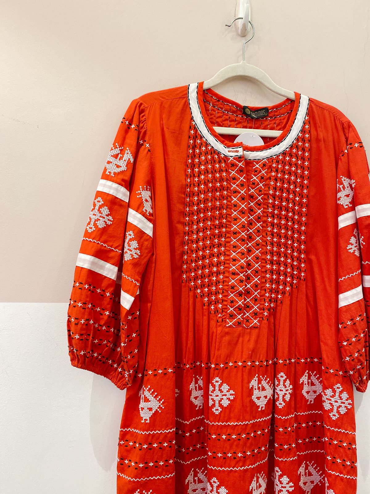 Vestido midi vermelho Nammos M