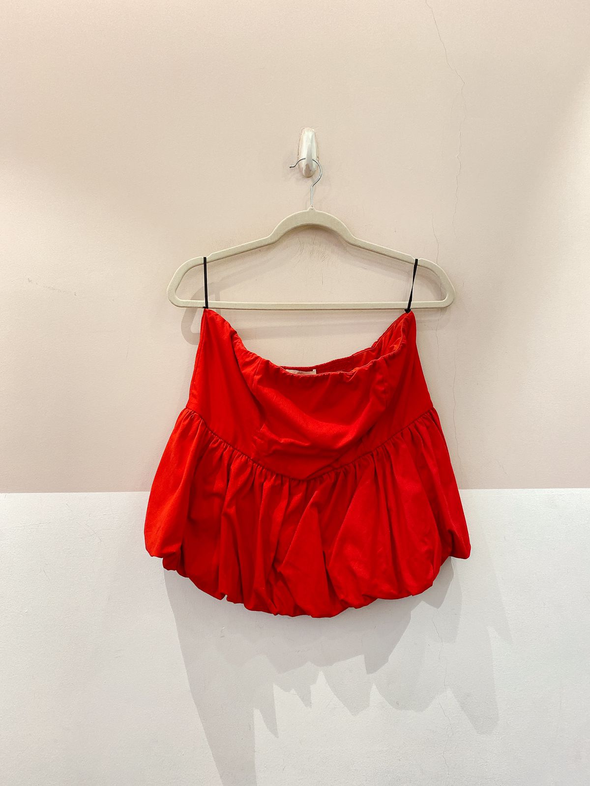 Blusa sem alça vermelha C&A GG