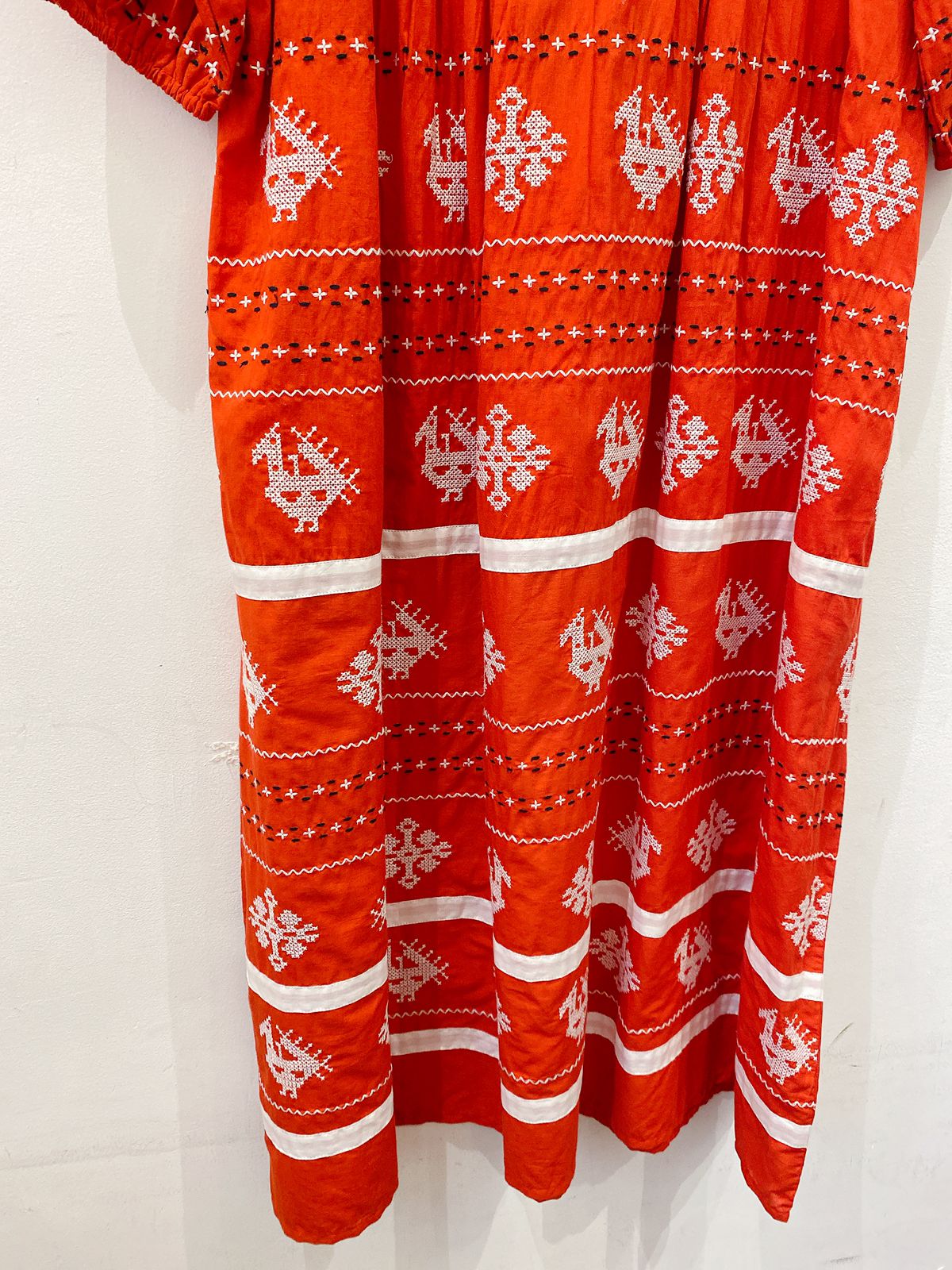Vestido midi vermelho Nammos M