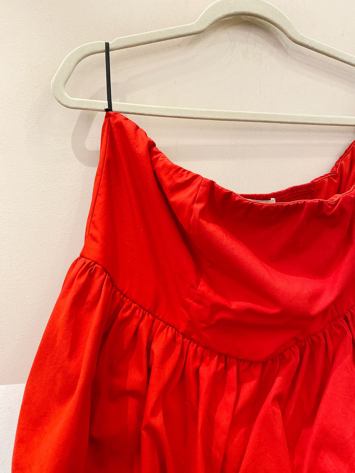 Blusa sem alça vermelha C&A GG