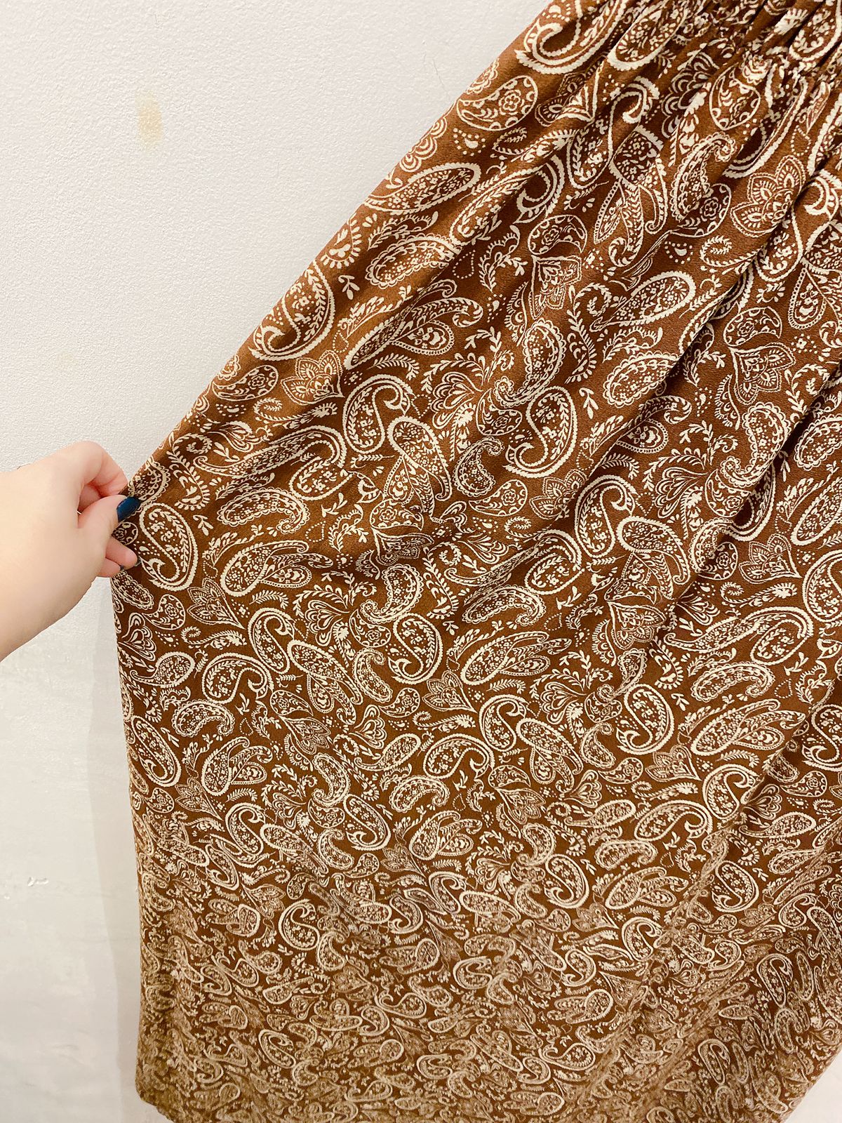 Vestido midi marrom Onni M