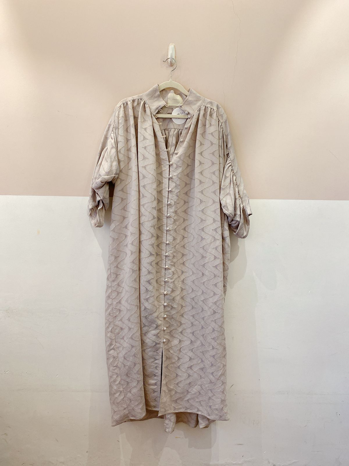 Vestido amplo midi Framed PP