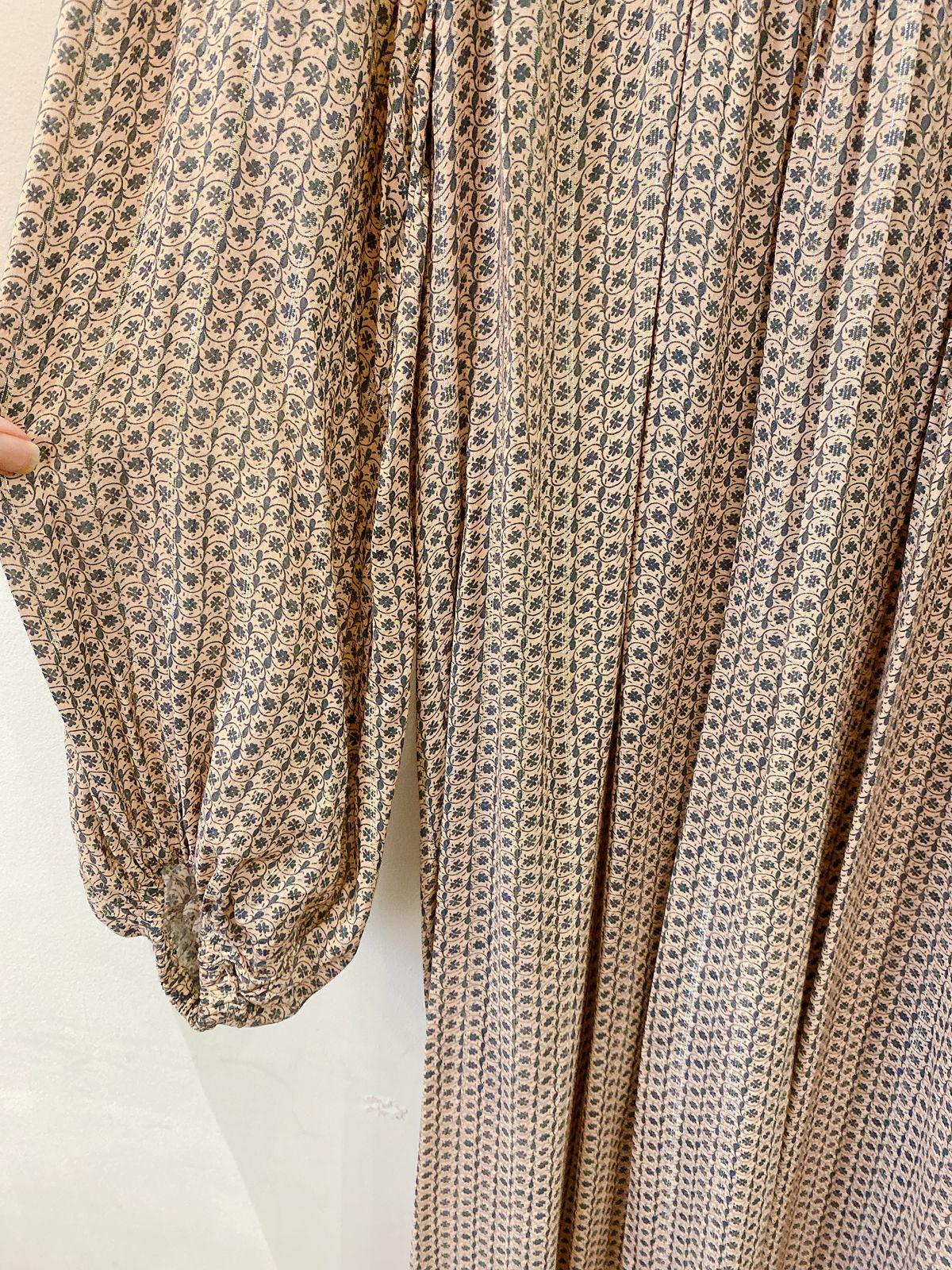 Vestido midi bordado Maria Filó P