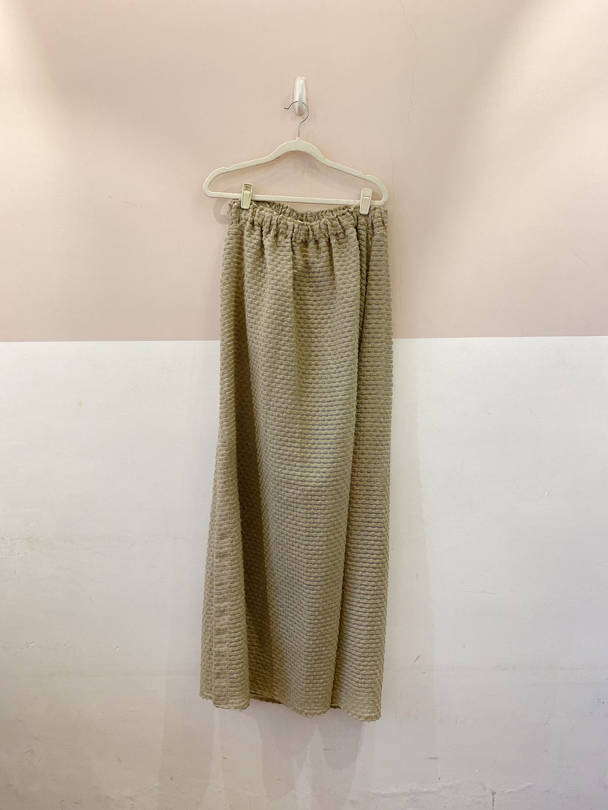 Vestido amplo textura Paula Raia 40