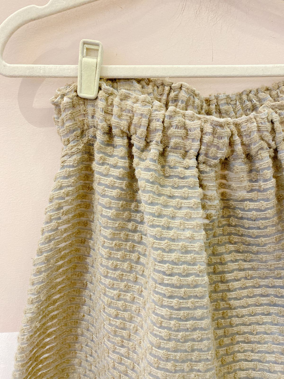 Vestido amplo textura Paula Raia 40