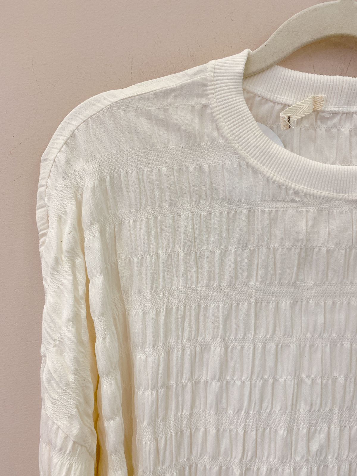Camisa off white textura Onni M