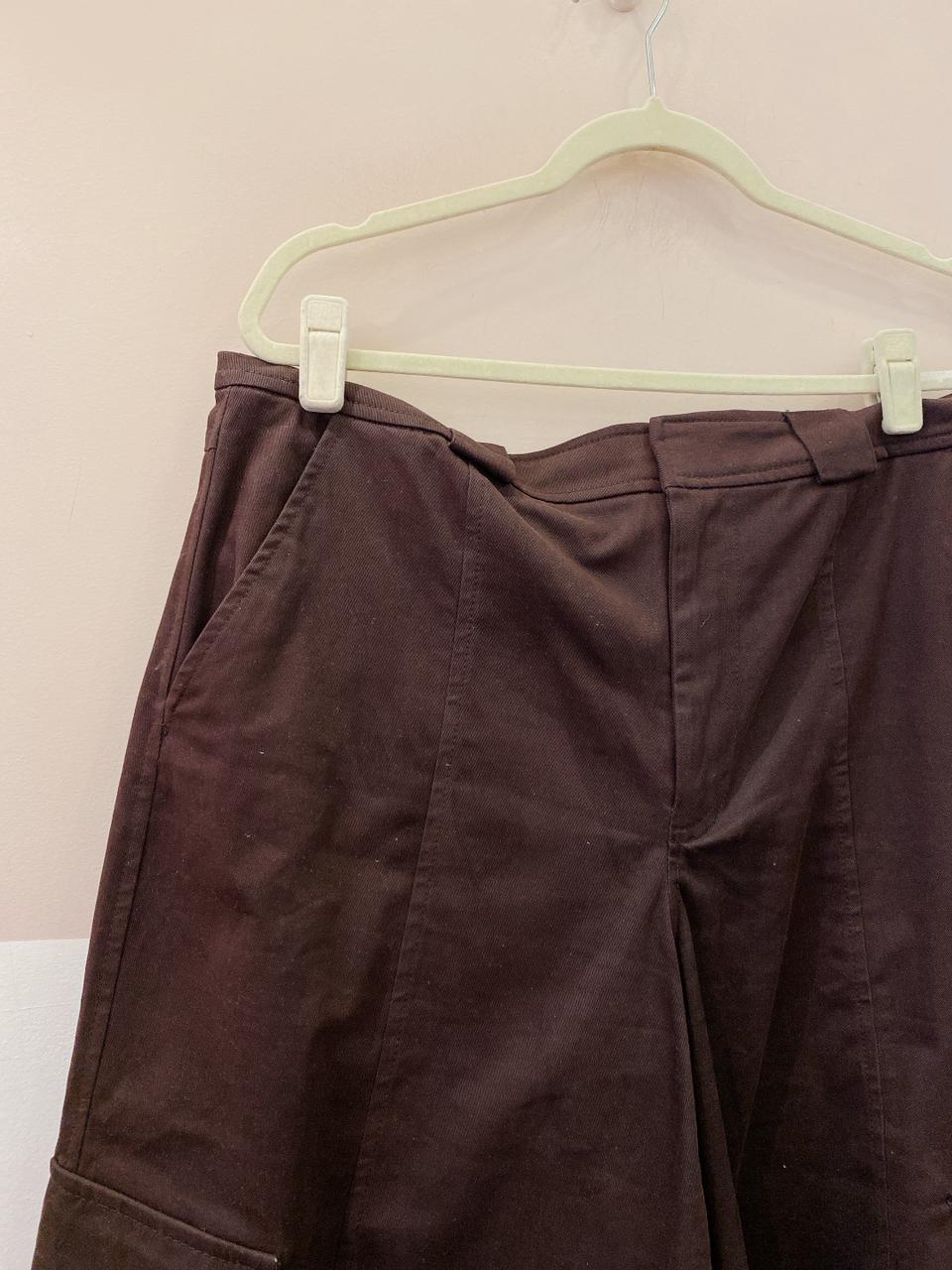 Bermuda marrom cargo Zara G