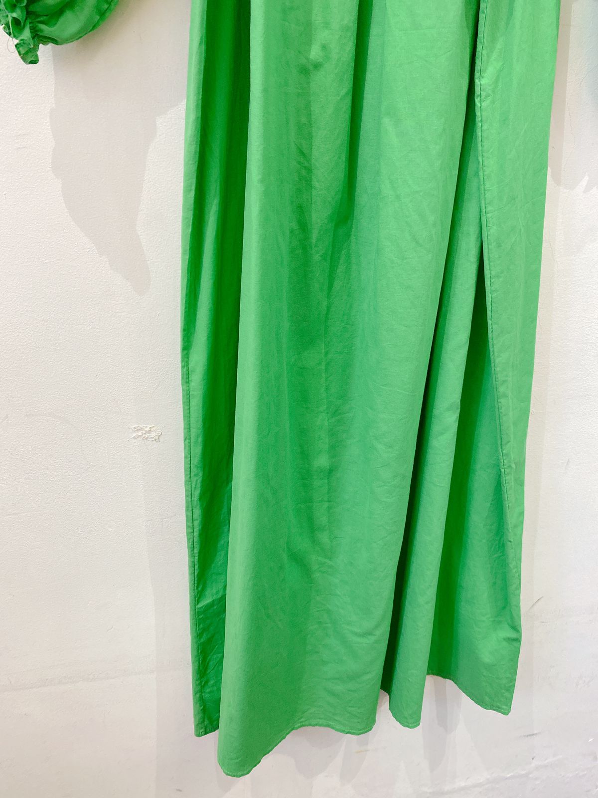 Vestido midi verde P