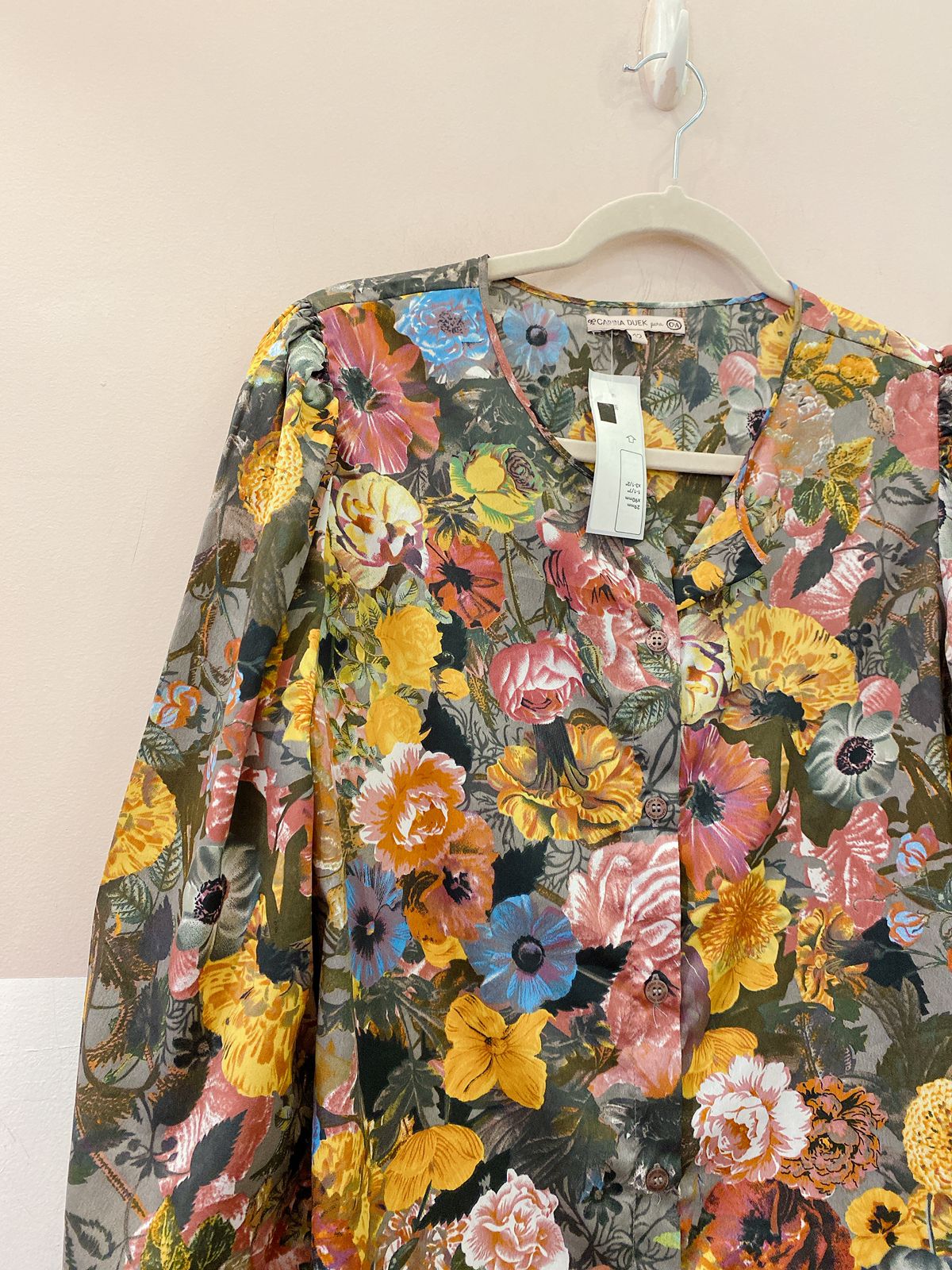 Blusa floral C&A 42