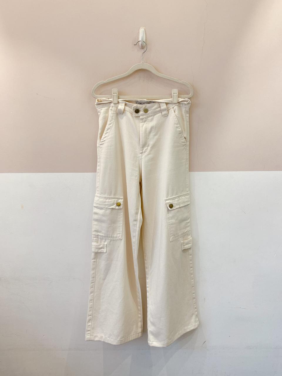 Calça cargo off white Canal 38