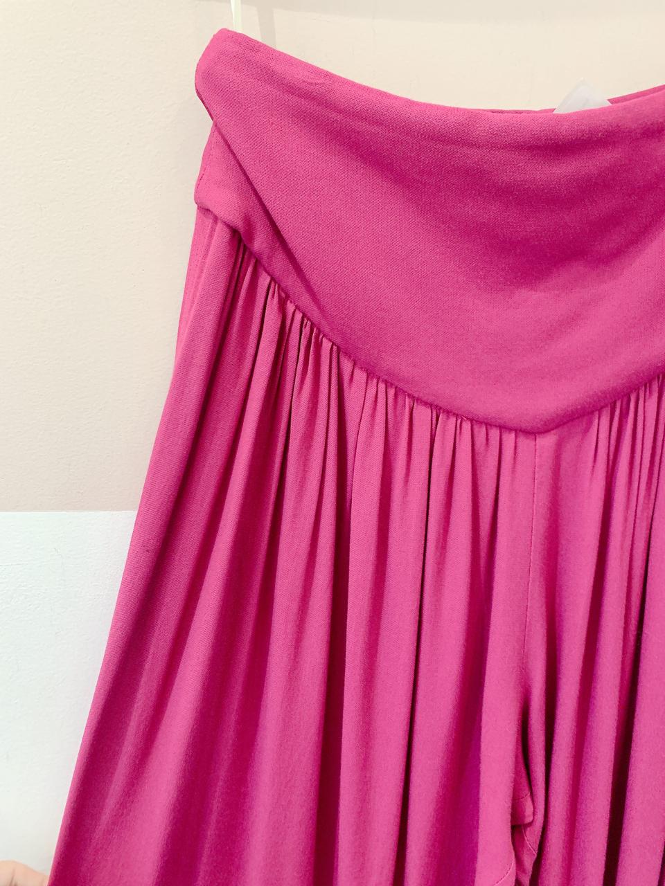Calça fucsia pala cintura Lilly Sarti 34