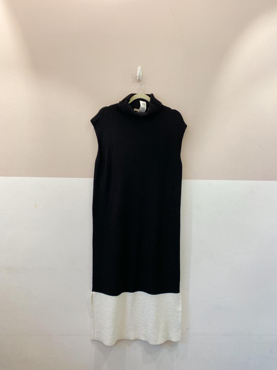 Vestido longo tricot p&b Dress To P