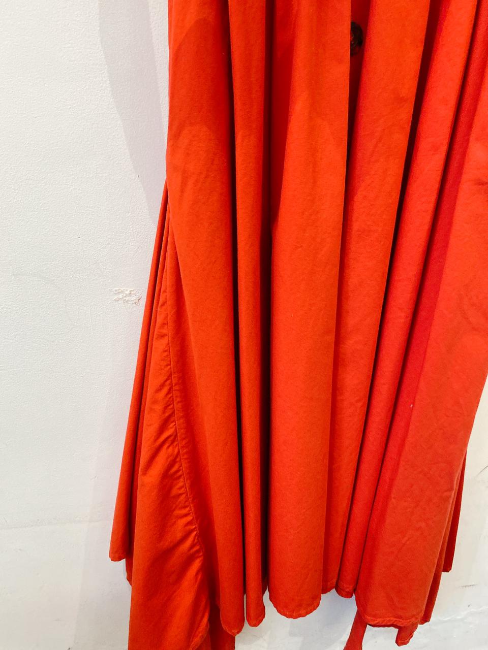 Vestido longo vermelho Mixed 36