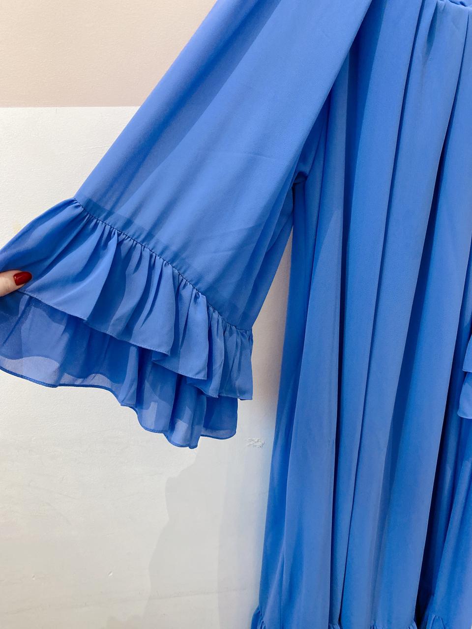 Vestido longo lavanda Tig P