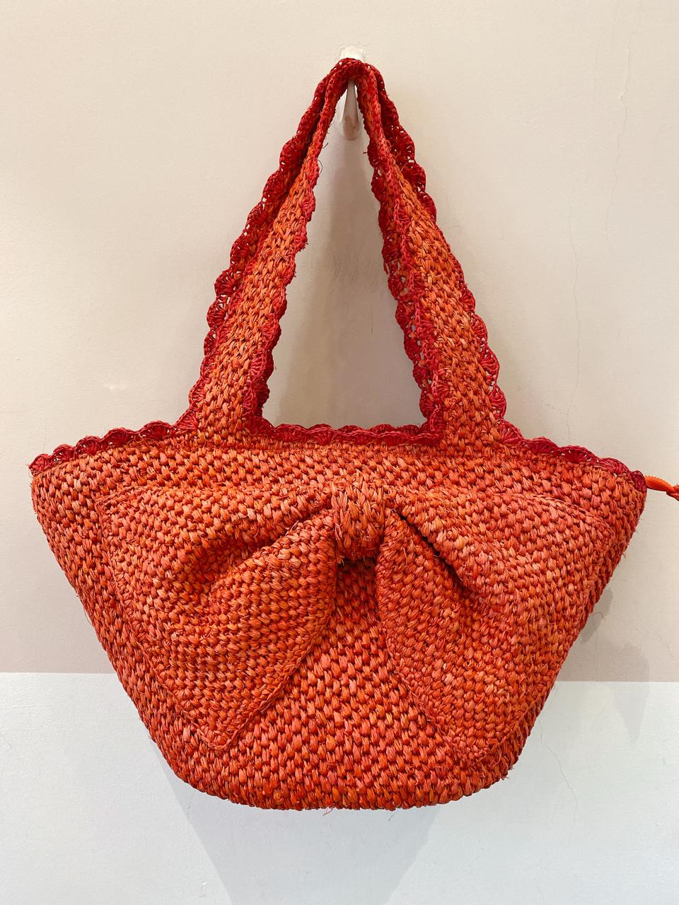Bolsa grande palha Kate Spade