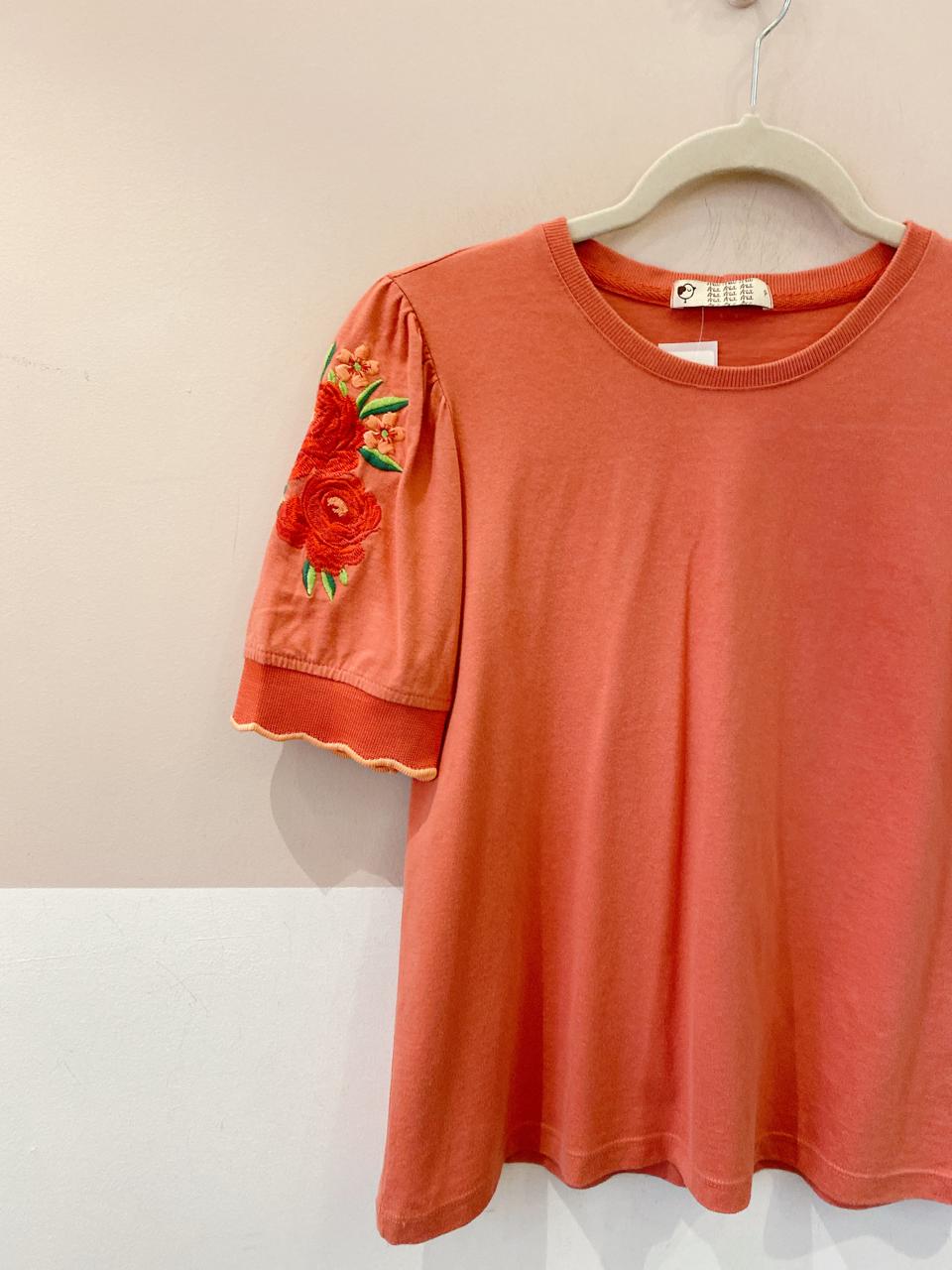 Tshirt goiaba manga bordada Antix P