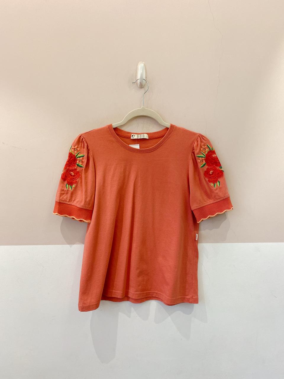 Tshirt goiaba manga bordada Antix P