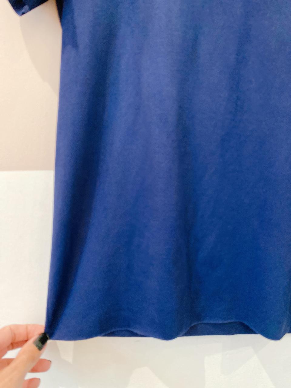Blusa suede marinho Loft P